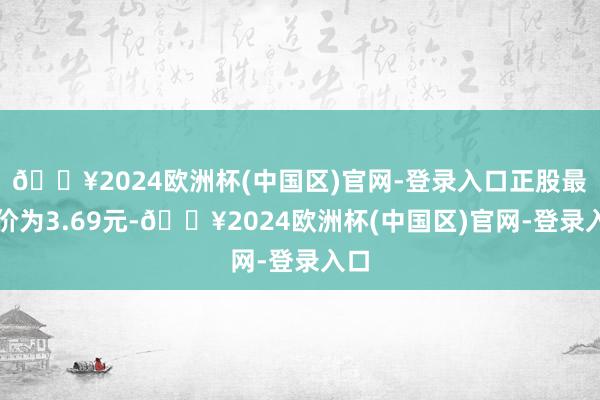 🔥2024欧洲杯(中国区)官网-登录入口正股最新价为3.69元-🔥2024欧洲杯(中国区)官网-登录入口