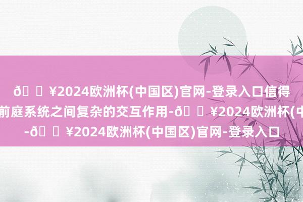 🔥2024欧洲杯(中国区)官网-登录入口信得过的原因在于视觉与前庭系统之间复杂的交互作用-🔥2024欧洲杯(中国区)官网-登录入口