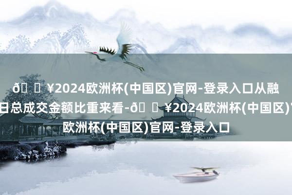 🔥2024欧洲杯(中国区)官网-登录入口从融资买入额占当日总成交金额比重来看-🔥2024欧洲杯(中国区)官网-登录入口